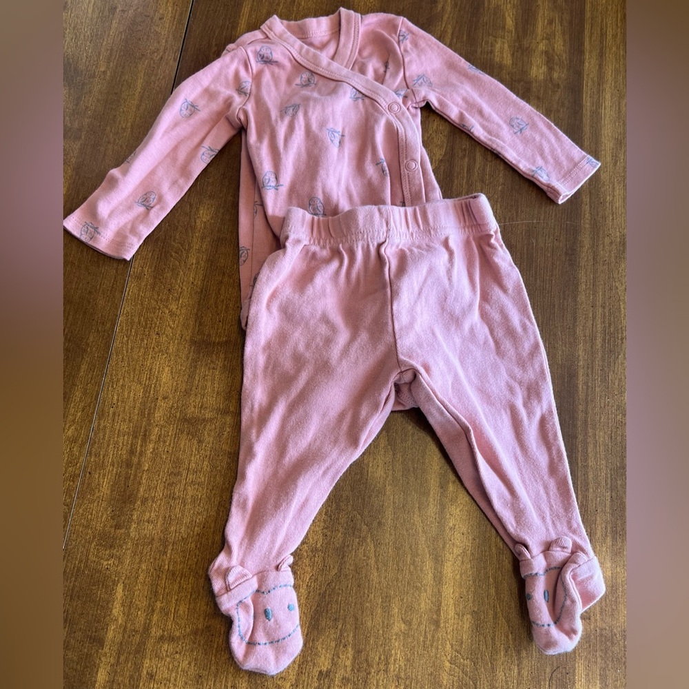 Carters Owl Onesie Pants Set 3 Months